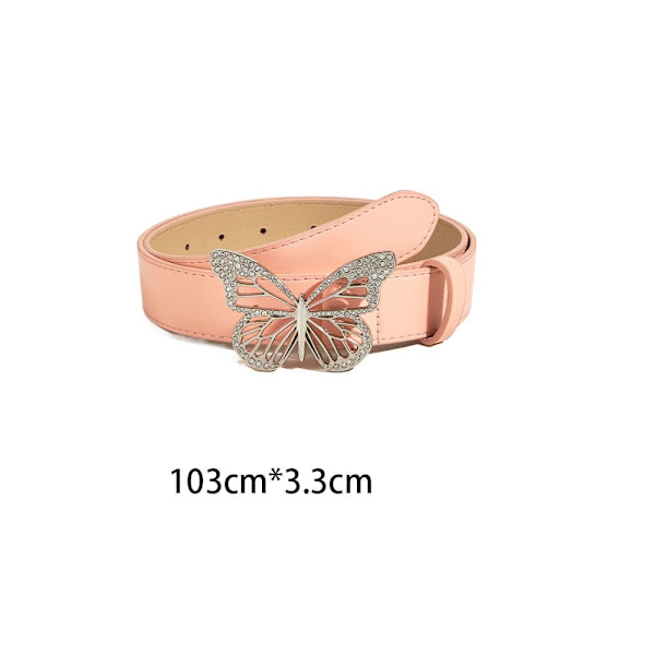 Naisten Naisten Naisten Vyöt Diamond Snap Belt PINK Pink