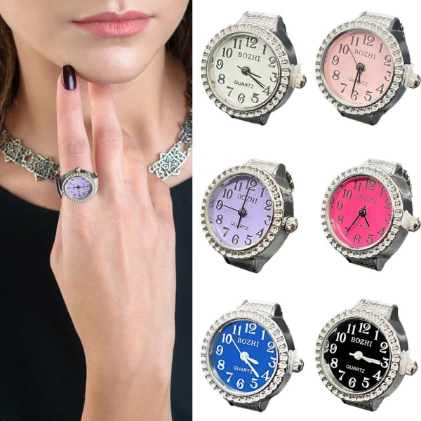 Digital Par Klokke Ring Ring Klokke ROSA Pink 78d1 | Pink | Fyndiq