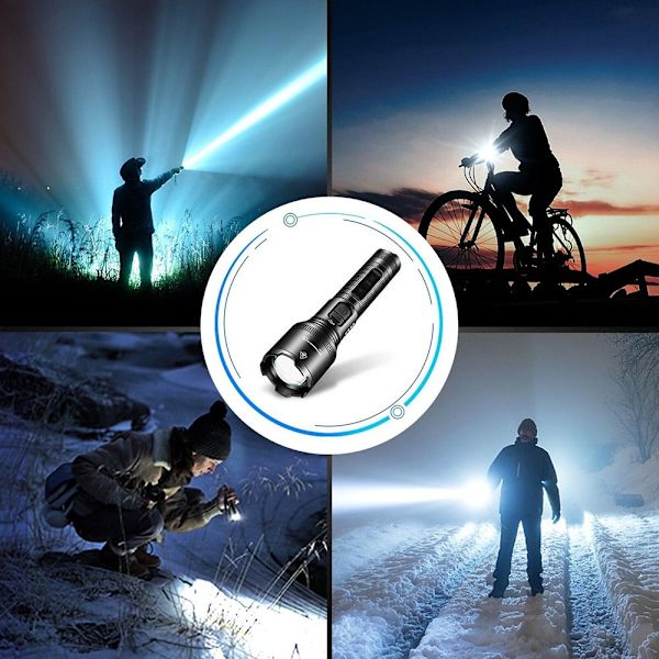Lommelygte Camping Light Strong Light Torch