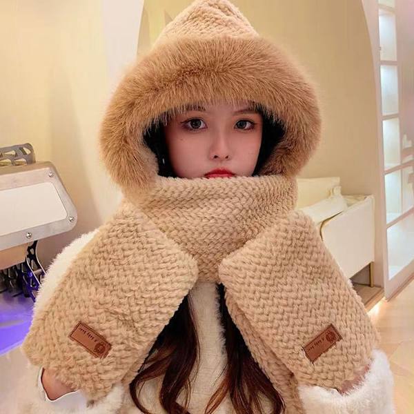 Tørklædehandsker Maskesæt Bear Ear Hat STYLE 3 STYLE 3 Style 3