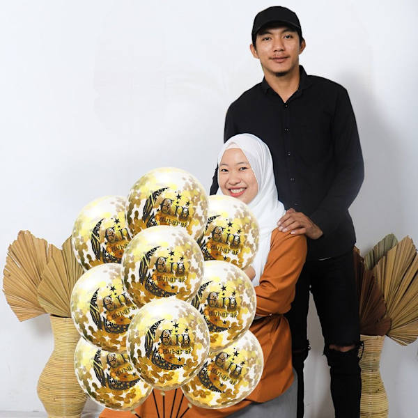 Eid Mubarak -ilmapallot Islami Muslimi Juhlakoristelu 08 08