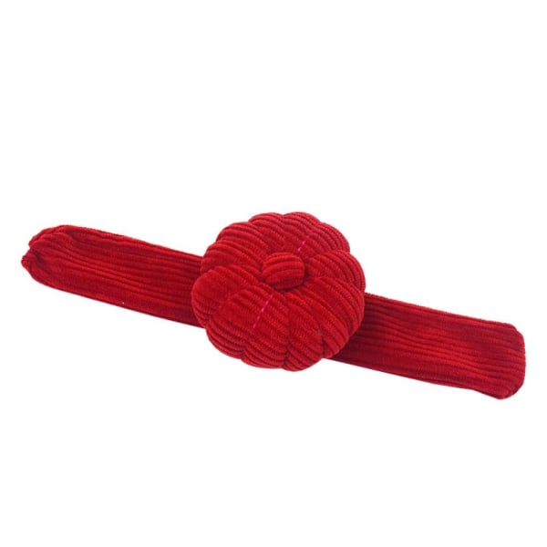 Handledsnålskudde DIY-hantverksnålshållare 1 elastisk rem Red