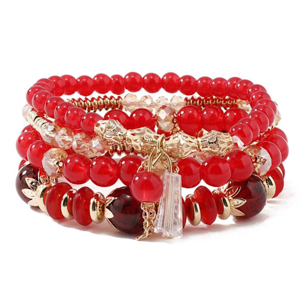Bohemian Beads Rope Multilayer Rannekorut C C C
