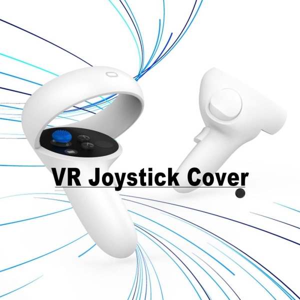 10stk VR Joystick Deksel VR Tommelhetter HVIT white