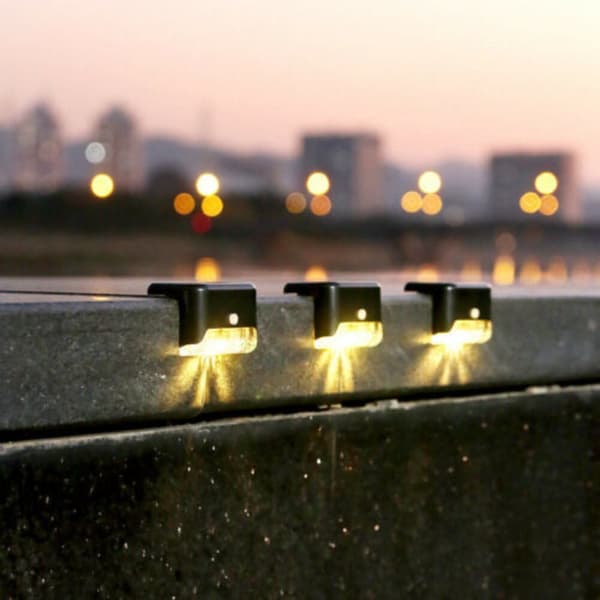 4kpl Deck Lights Polku Puutarha MULTICOLOR MULTICOLOR multicolor