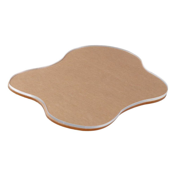 2kpl Irregular Coasters Cup Mats MULTICOLOR multicolor