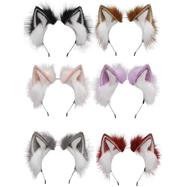 Cat Ear Pannband Cosplay Huvudbonader FÄRG 3 FÄRG 3 Color 3
