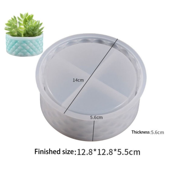 Vase Silikonform Blomsterpotteformer 4 4 4