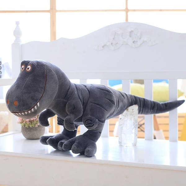 Dinosaur udstoppede legetøj udstoppede dyr GRÅ Gray