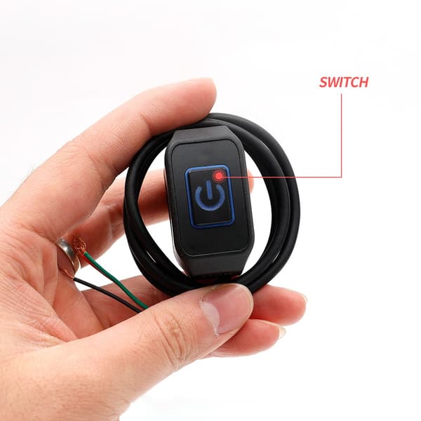 Motorcykelstyre Switch Moto Light Controller VIT white