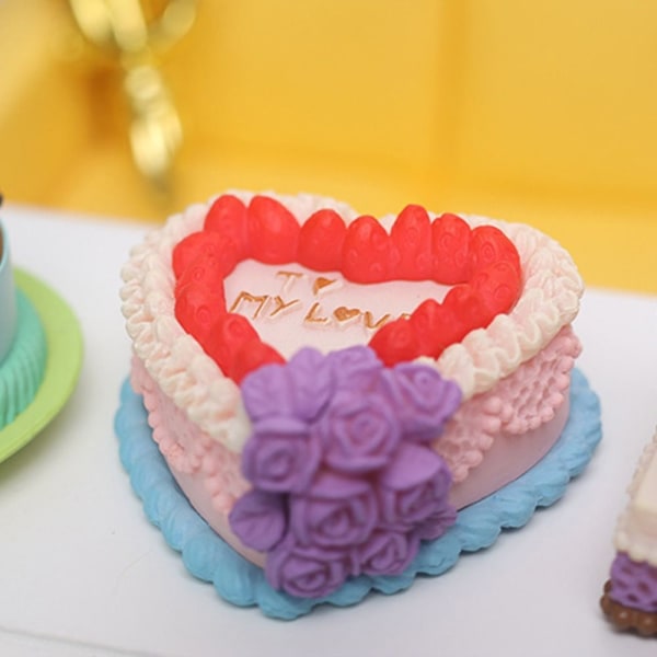 Miniatyyri kakkuleipä DIY jälkiruoka PINK Pink