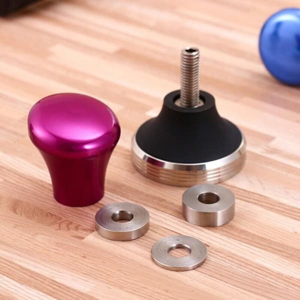 Rustfrit stål pulverpresser Kaffepresser SORT Black
