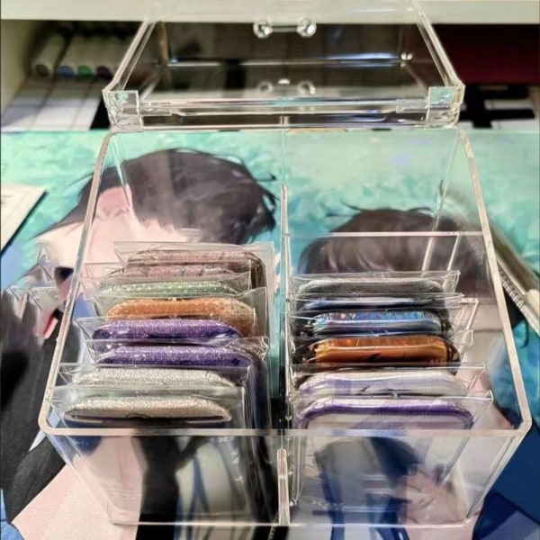 Photocard Storage Box Organizer 6 SLOTS 6 SLOTS 6 slots