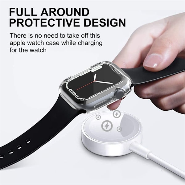 Cover för iWatch 7 TRANSPARENT CASE transparent 41mm