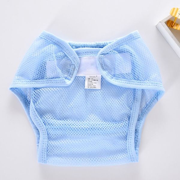 Babyvaskbar bleie Gjenbrukbar bleie BLÅ L BLUE L