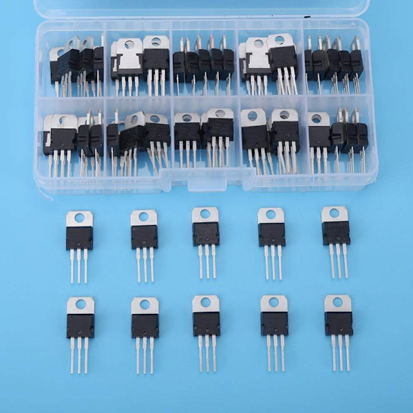 60 stk Power Transistor Sortiment Triode spenningsregulator