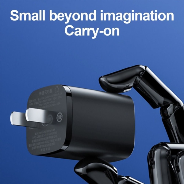 Snabb Quick Charger Adapter SVART EU-PLUGG EU-PLUGG Black EU Plug-EU Plug