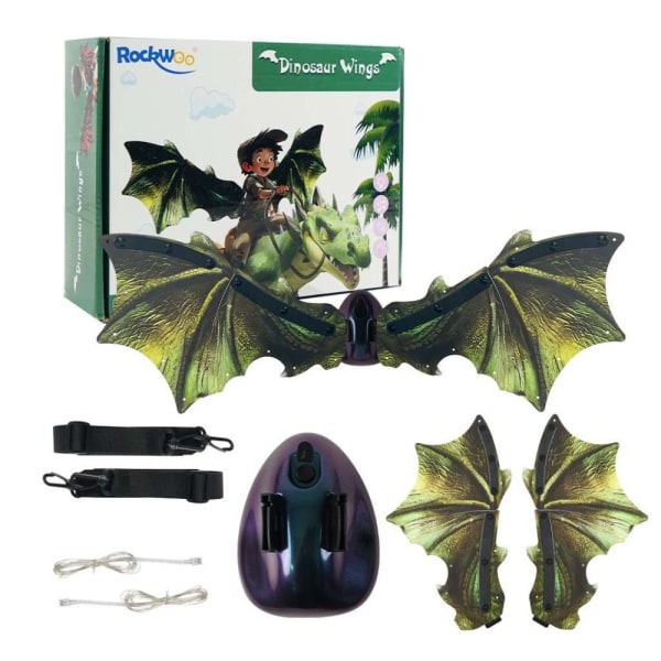 Elektriska Dinosaur Wings Dinosaur Wings Kostym GRÖN green