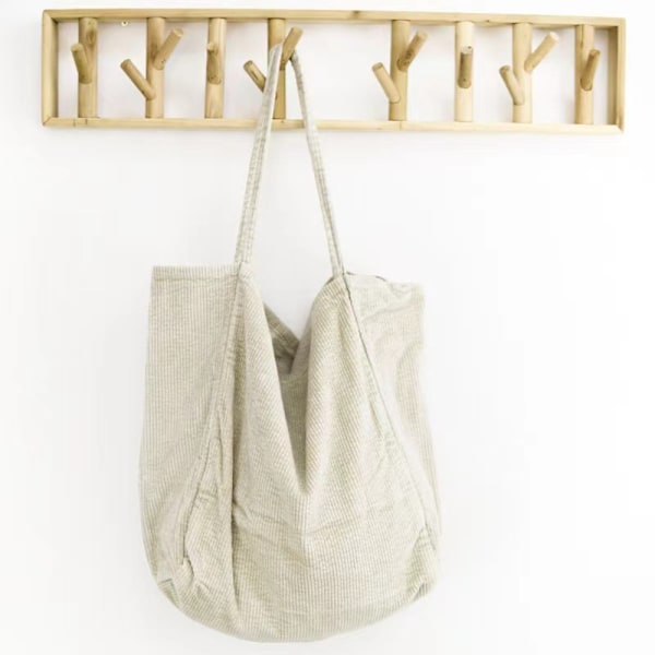 Shopper Bag Lærredstaske LYS GRÅ Light Grey