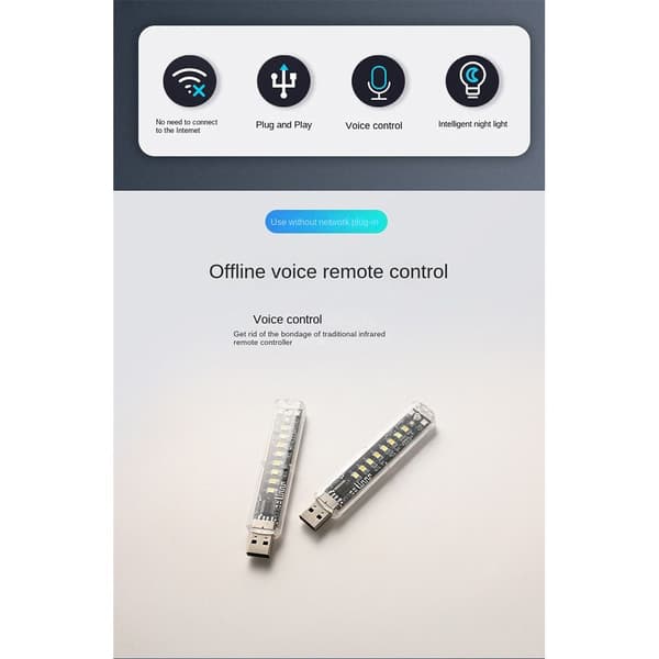 USB valo LED-lamppu yövalo