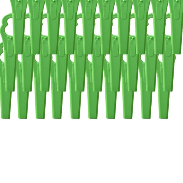 100 stk./sett Plastblader Kutter Gress Trimmer Blad RØD red