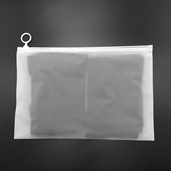 15 Stk/pakke Lynlåsposer Frosted Bag Opbevaringsorganisator 15Pcs/pack