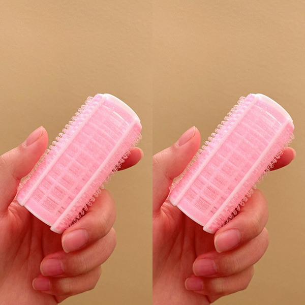 Hårrullar Fluffigt hårklämma ROSA S Pink S