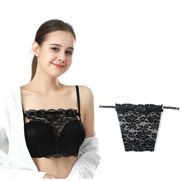 Kävelyä estävä Brassiere Bottoming Underwear Cover MUSTA Black