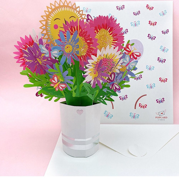Pop Up buket papirblomster 01 01 01