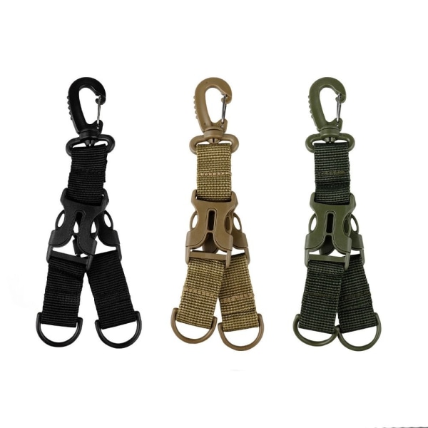 Molle Båndkrok EDC Outdoor Clip GRØNN Green