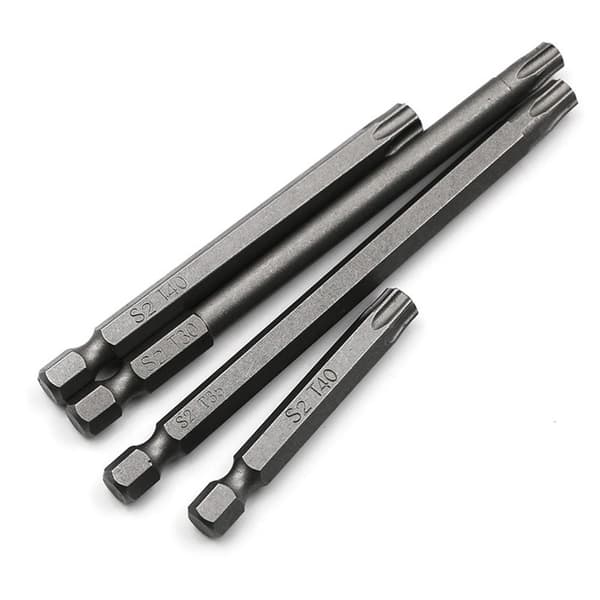 Torx-skrutrekkerbit Plommeblomstbits hult batchhode 11pcs-100mm