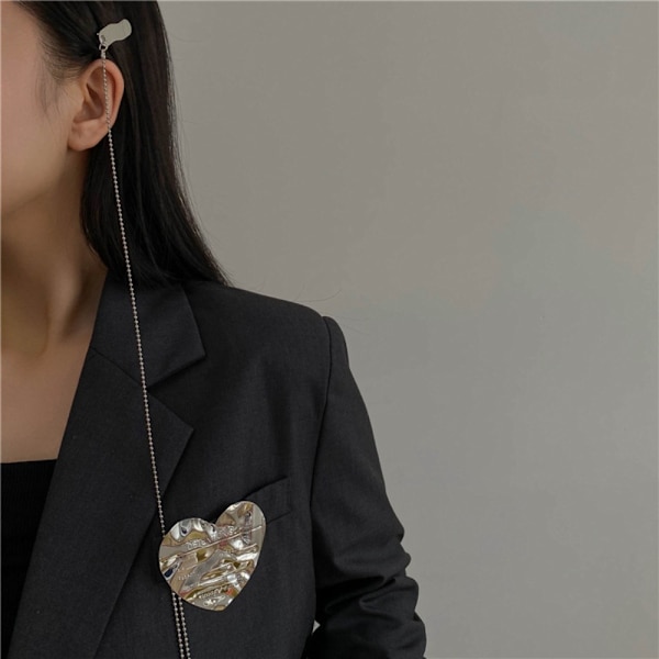 Kædebroche kvast Broche SQUARE SQUARE square