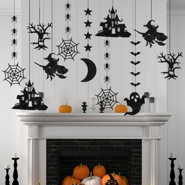 Halloween-riippuva banneri riippuva koriste-oviripustin
