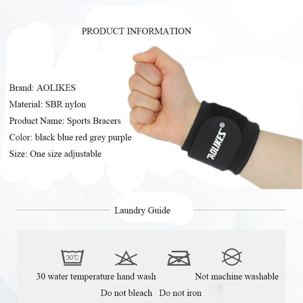 Justerbart armbandsstödsbygel Märke RÖD Red