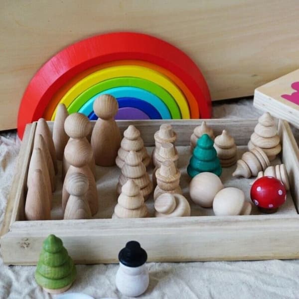 Trädocka Peg People 4 4 4