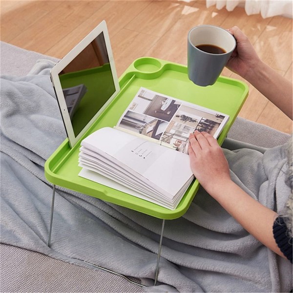 Laptop Seng Skrivebord Sengebord HVID white
