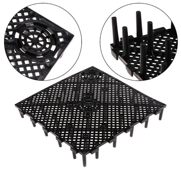 Fisketankbunnfilterplate Akvariumdeler HVIT B B White B-B