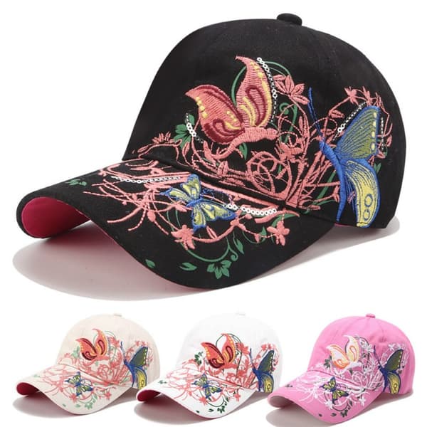 Butterfly Baseball Cap Peaked Hap 07 07 07