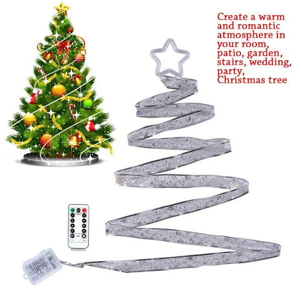 LED Ribbon String Lights Julgransdekor