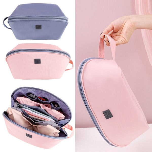 Alusvaatteiden säilytyspussi Makeup Organizer GREY Gray