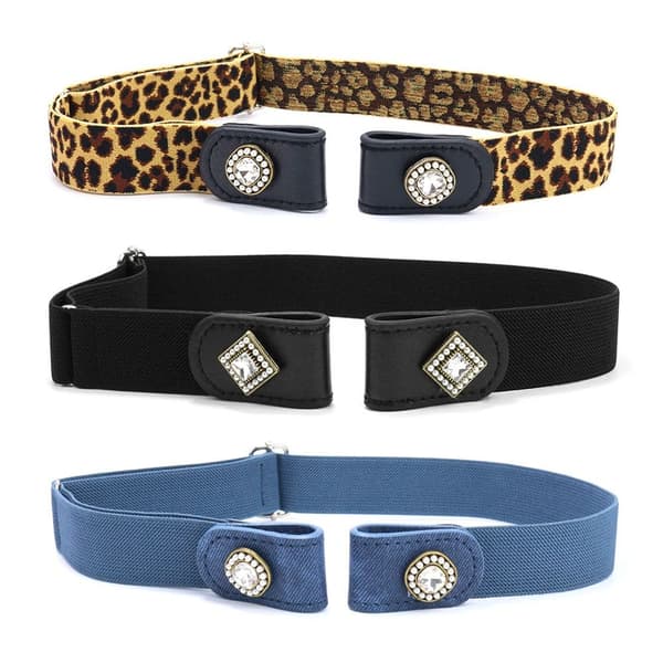 Lazy Belts Bälten Utan Spänne LEOPARD Leopard