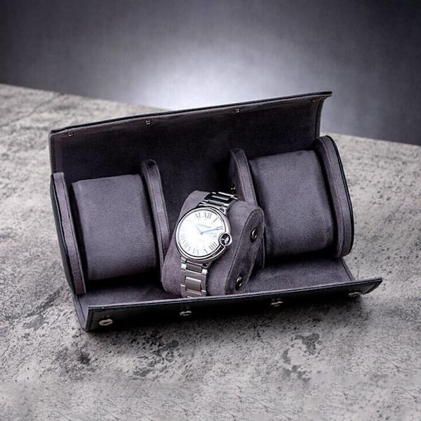 Watch Förvaringslåda Watch Display Case GRÖN 3 SLOT 3 SLOT Green 3 Slot-3 Slot