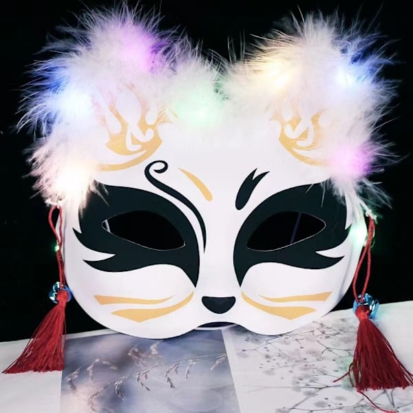 LED Maske Ræve Maske TYPE E TYPE E Type E