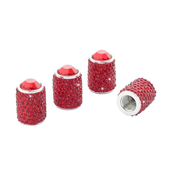 4 stk. ventilhette ventilkjerne deksel ROSA pink