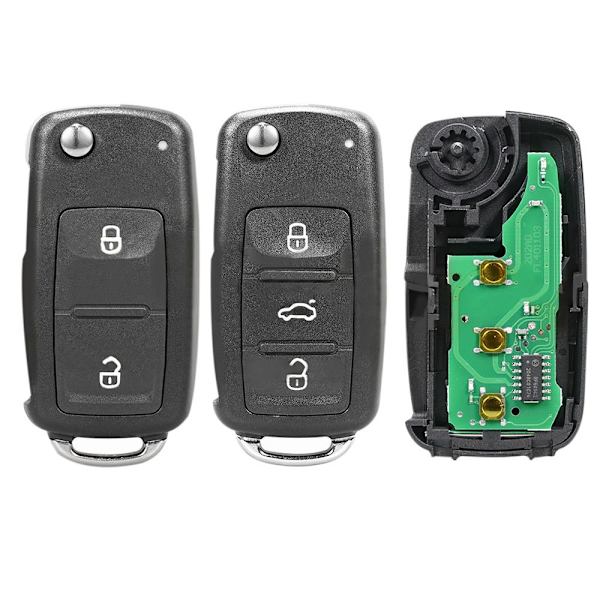 Fjernbetjening Flip nøgle Bil fjernbetjening 3 KNAPPER 3 KNAPPER 3 buttons
