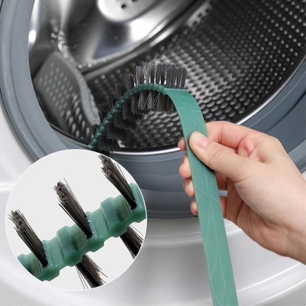 2stk Vaskemaskine Børste Dekontaminering Afkalkningsbørste GRÅ grey