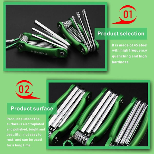 Kuusikulmainen set kuusioruuvimeisseli HEX KEY 12281 HEX KEY 12281 Hex Key 12281