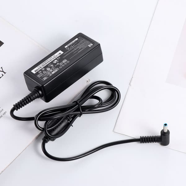 HP Laptop Oplader Adapter Strømforsyning Blå Spids