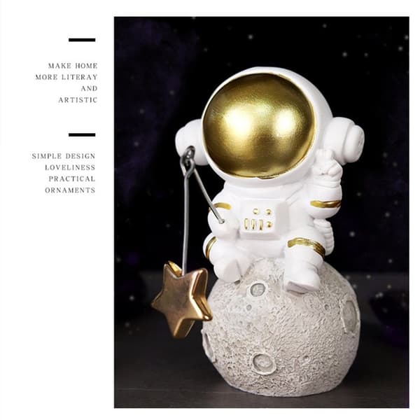 Astronaut Ornament Figuriner SILVER silver