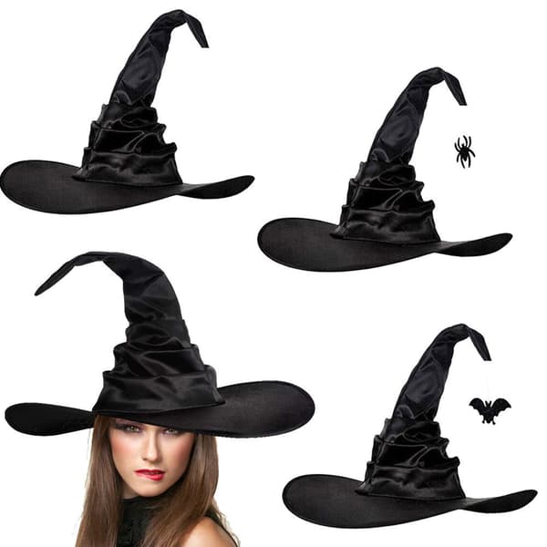 Halloween häxhatt Cap Cosplay kostym B